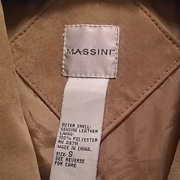 Massini genuine leather coat - Picture 2 of 3